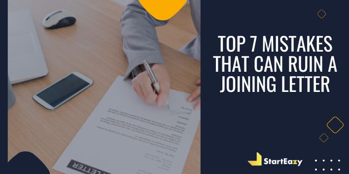 Top 7 Mistakes That Can Ruin a Joining Letter